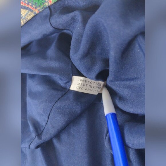 Star Pattern Cotton Duffel Oversize Tote - Picture 6 of 8